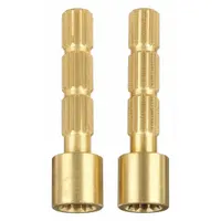 KISSLER Stem Extension: For Stem Extender Series, Brass, Brass, (2) Stem Extensions, 1 PR (MPN E1-2/2)
