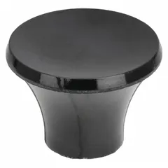 This pull knob features a thermoset construction with a threaded hole for #6-32 screws. It has a diameter of 1.09 inches and a thread length of 30 mm. Commonly used for manual actuation or adjustment on industrial panels, machinery, and control enclosures.