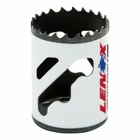 LENOX Hole Saw: 1 11/16 in Saw Dia., 3/5 Teeth per Inch, 1 1/2 in Max. Cutting Dp, Bi-Metal (MPN 3002727L)