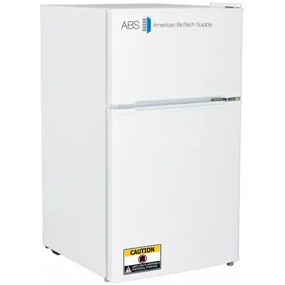 AMERICAN BIOTECH SUPPLY Refrigerator and Freezer: 3 cu ft Refrigerator Capacity - General Purpose Lab Refrigerator-Freezers