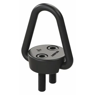 ADB HOIST RINGS Hoist Ring: Pivot, Black Oxide-Coated Steel, 3/8"-16, Max. 2,500 lb - Pivot-Only Hoist Rings