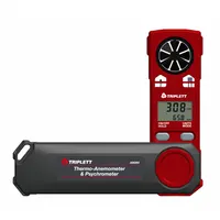 TRIPLETT Anemometer: 20 fpm Air Velocity Resolution, Dew Point/Relative Humidity/Wind Chill, AM250