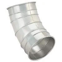 45 Degree Elbow: Stainless Steel, For 7 in Duct Dia, 11 3/4 in Overall Lg, 45° Angle (MPN 8040400070)