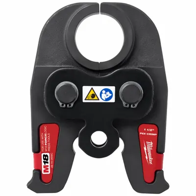 MILWAUKEE Press Jaw: 1 1/2 in Pipe, PEX, For ASTM F1807/F2159 - Jaws & Rings for Standard & Extended Press Tools