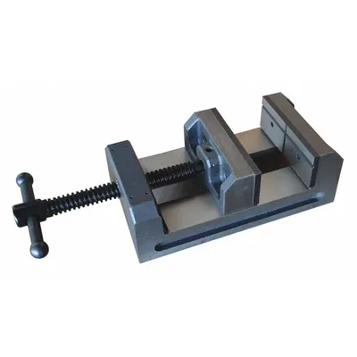 Dayton Machine Vise: 4 in Jaw Face Wd, 4 in Max Jaw Opening, 1 1/2 in Throat Dp - 3-Way Drill Press Vises