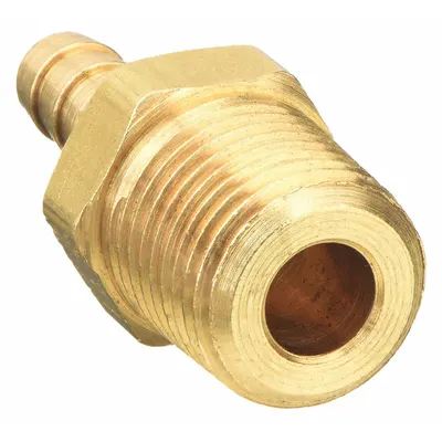 WEATHERHEAD Barbed Hydraulic Hose Fitting: -6 For Hose Dash Size, For 3/8 in Hose I.D. - Steel Barbed Hydraulic Hose Fittings