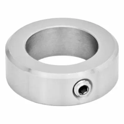 JW WINCO Shaft Collar: 1-Piece, Set Screw, 9 mm Bore Dia, 18 mm Collar Outside Dia - Stainless Steel Shaft Collars