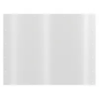 ROCKWOOD Door Kick Plate: 42 in Wd, 28 in Ht, Stainless Steel (MPN K1050 28X42.32D)