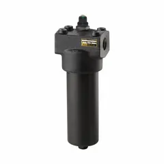 This pressure filter assembly is designed for use in hydraulic pressure lines to remove contaminants. It features Microglass filter media, a maximum pressure rating of 7,000 psi, and an SAE #1 port connection. Suitable for protecting downstream components in hydraulic systems.