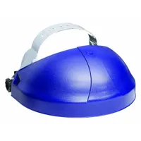 3M Headgear: Plastic, Blue, Ratchet Suspension Adjustment Type, Band Attachment Type (MPN 82501-00000)