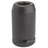 PROTO Impact Socket: 1 in Drive Size, SAE, 2 1/2 in Socket Size, 6-Point, Deep, 4 7/8 in Overall Lg (MPN J10040L)
