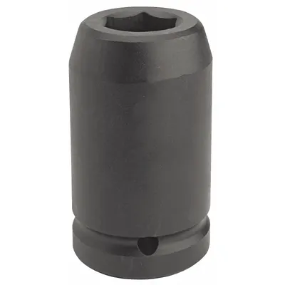 PROTO Impact Socket: 1 in Drive Size, SAE, 2 1/2 in Socket Size, 6-Point, Deep - 1" Drive Impact Sockets