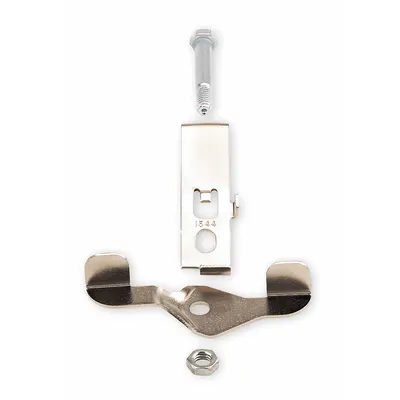 E.R. WAGNER Caster Brake Kit: Side Pedal, Lock Not Included, For 3 1/2 in Wheel Dia. - Brake Kits for Casters