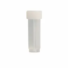 APPROVED VENDOR 7 mL PPCO Transport Vial with Cap, Natural, 17 mm Body Dia, Self-Standing, Round Bottom, External Threads (2403007080E1)