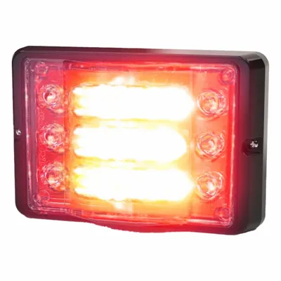 CODE 3 Warning Light: Emergency Vehicle Area Light, Red, Clear - Emergency Vehicle Area Lighting