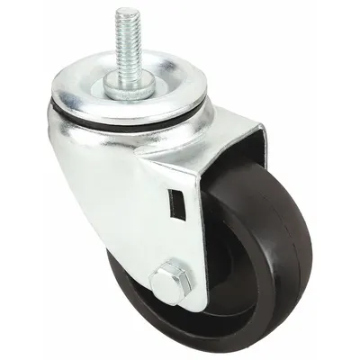 OEM Stem Caster: Swivel - Standard Threaded Stem Casters