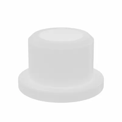 BUNTING BEARINGS Flanged Sleeve Bearing: Nylon, 1/4 in Bore, 3/8 in OD, 5/16 in Overall Lg - General Purpose Plastic Flanged Sleeve Bearings