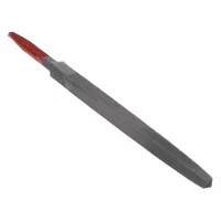 Machinists File: Square, Double-Cut, Safe Edge Cut, Second Cut, 4 in Lg without Tang, 1/8 in Wd (MPN 73425500)
