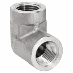 Rigid steel adapter with female NPT threads on both ends, used to connect two female NPT ports in hydraulic systems. Suitable for high-pressure fluid lines in industrial machinery, mobile equipment, and plant maintenance.