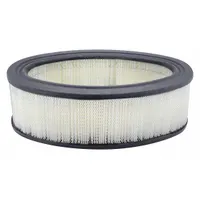 Engine air filter with oval shape and axial seal. Overall height 3 1/2 inches. Designed for use in Chrysler vehicles to filter incoming air and protect engine components from contaminants