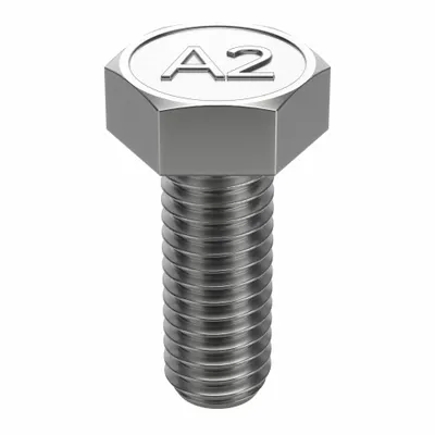 FOREVERBOLT Hex Head Cap Screw: Stainless Steel, A2, NL-19, M6-1.00, Coarse, 25 mm lg - A2 Stainless Steel Hex Head Cap Screws
