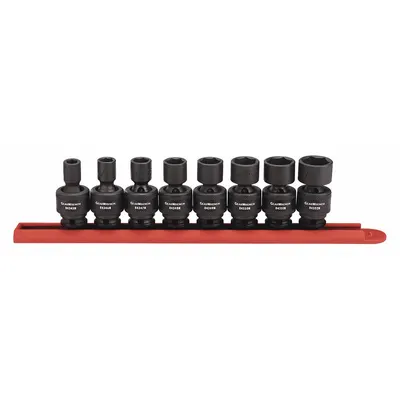 GEARWRENCH Socket Set: 3/8 in Drive Size, Small Set (0-50 pieces) Set Size, 8 Pieces - SAE Impact Socket Sets