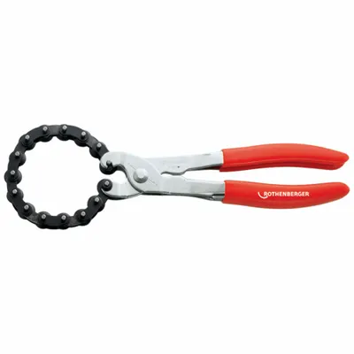 ROTHENBERGER 70285 One Stroke Chain Cutter, 1 in – 2 in OD, 11 in Tool Length - Metal Pipe Cutters for Close-Quarters