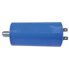 This Dayton capacitor is designed for use in hoist systems, providing electrical energy storage and release to support motor start and run functions. It is a replacement component for industrial hoists requiring the specified part number.
