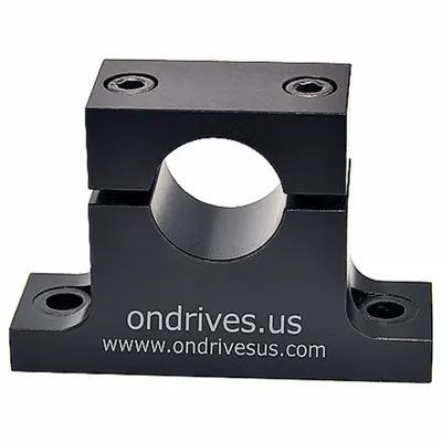 ONDRIVES.US Linear Shaft Support: SBLM, For 8 mm Shaft Dia, Anodized Aluminum, Linear Shafting - Top-Loading Linear Shaft Support Blocks