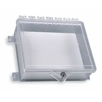 SAFETY TECHNOLOGY INTERNATIONAL Enclosure w/Lock: Polycarbonate, 8 7/8 in Overall Dp, STI-7520