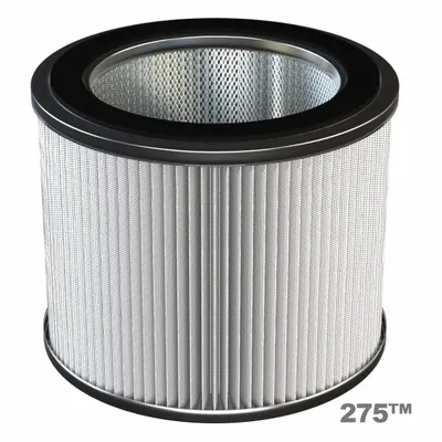 SOLBERG Filter: Polyester, 9.62 in Overall Ht, 8 in Inside Dia, 11 3/4 in Outside Dia - Air Filter Replacement Elements