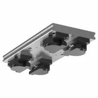 HEPCOMOTION GV3 Carriage: For 76 mm Rail Wd, Roller, GV3 Std Carriage, 54.7 mm Carriage Ht, Aluminum (MPN AU7654L400CS)
