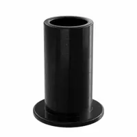 OILITE Flanged Sleeve Bearing: PEEK, 3/16 in Bore, 1/4 in OD, 1/2 in Overall Lg, Black, 10 PK (MPN PF-0304-04B)