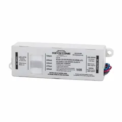 This Class 2 LED driver provides a fixed output current of 270 mA with an output voltage range of 30 to 54V DC, suitable for powering LED lighting fixtures. It operates on 120 to 277V AC input and supports 0-10V dimming for adjustable light levels. The driver is designed for use in commercial and industrial applications such as troffers, downlights, and linear luminaires.