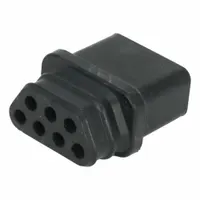 SURE-SEAL CONNECTIONS Rectangular Connector: 400V AC, Plug, 8 A Current Rating, 7 Circuits, Crimp (MPN 120-1873-007)