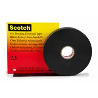 Ethylene propylene rubber tape for indoor high-voltage insulation and splicing. 1-1/2 inches wide, 10 yards long, 30 mils thick. Suitable for insulating cables, motors, transformers, and switchgear