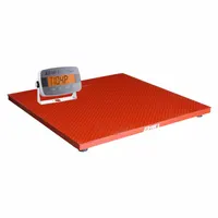 B-TEK Floor Scale: 10,000 lb Wt Capacity - Imperial, 2 lb Readability, Floor Scale, 48 in x 48 in (MPN BT-F-4848-4S-I-2)