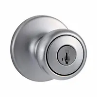 KWIKSET Door Knob Lockset: Office Knob Locksets, Chrome (MPN 400T-26D-SMT-6AL-RCS)