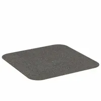 Anti-Slip Tread: Very Coarse, 46 Grit Size, Black, Solid, 5 1/2 in x 5 1/2 in, Acrylic, 50 PK (MPN UGB5555)