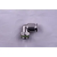 AIGNEP USA Push-Fit Elbow Fitting: 6 mm OD x 1/4 in Pipe Size, Push-to-Connect x Push-to-Connect (MPN 60111X-6-1/4)