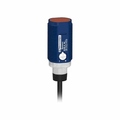TELEMECANIQUE SENSORS Photoelectric Sensor: M18 Threaded, Non-Terminated Cable, 12-24V DC, PNP - Cylindrical Sensors with Non-Terminated Cables