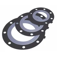 Full Face Flange Gasket: Class 150, EPDM, For 3/4 in Pipe, 5/64 in Thick, 1 1/16 in Inside Dia (MPN 3113007)