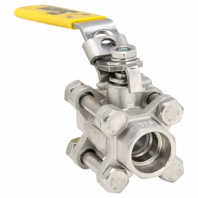 SHARPE Manual Two-Way Ball Valve: 1/2 in, 316 Stainless Steel, Straight Valve Body - Stainless Steel Ball Valves