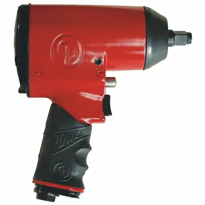 CHICAGO PNEUMATIC Air Impact Wrench: Compact, 1/2 in Drive, Pistol-Grip, Square, Std - Compact Pistol-Grip Impact Wrenches