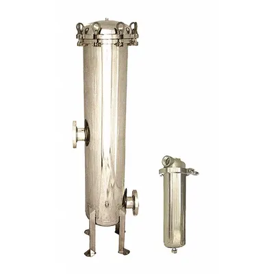 FULFLO Water Filter Housing: 3 in, NPT, Female, 50 3/4 in Overall Ht, 12 in Overall Dia - Parker Water Filter Cartridge Housings