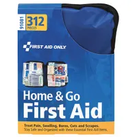 FIRST AID ONLY First Aid Kit and Housing: Gen Purpose, 1 People Served, 312 Components, Nylon (MPN 91081)