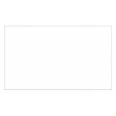 White vinyl shim stock sheets, 10 inches wide by 20 inches long, 0.025 inch thick, sold in packs of 10. Width and length tolerances are ±0.063 inch; thickness tolerance is ±5%. Used for alignment, leveling, and gap filling in industrial machinery and equipment where corrosion resistance or electrical insulation is required.