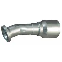 AEROQUIP Hydraulic Flange Fitting: 1 1/4 in Hydraulic Hose I.D., 2 in Hydraulic Flange Size, 7 in Lg (MPN 4S20FLD20)
