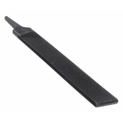 WESTWARD Hand File: Rectangular, Smooth Cut, 8 in Lg without Tang, 13/16 in Wd, 11/64 in Thick - Straight Double-Cut Rectangular Files