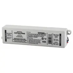 This Class 2 LED driver operates on 120 to 277V AC input and delivers 30 to 54V DC output at 450 mA, with a maximum power output of 25 W. It features 0-10V dimming control. Suitable for powering and dimming commercial and industrial LED lighting fixtures such as troffers, downlights, and linear luminaires.